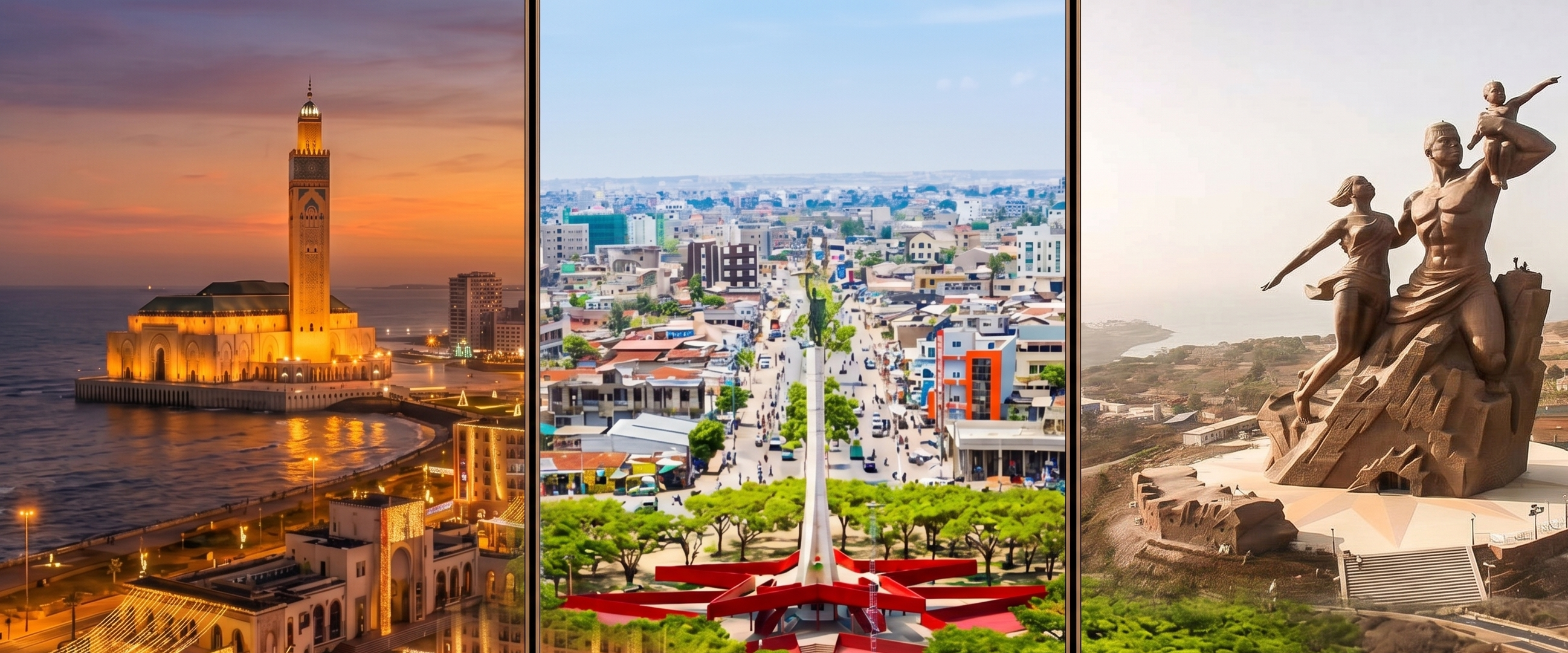 Dakar, Cotonou ou Casablanca